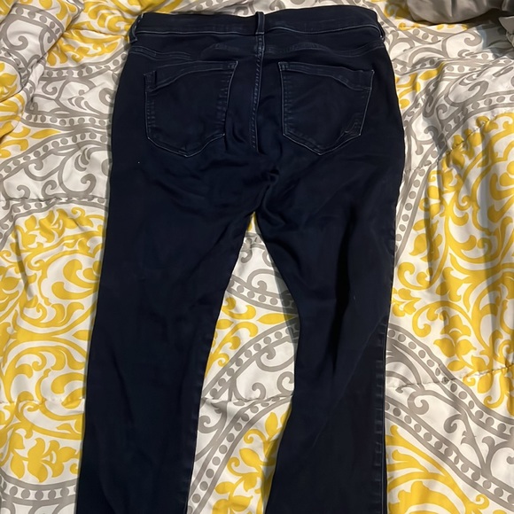 Express Extreme stretch cropped legging jeans, size 6 - Picture 3 of 5